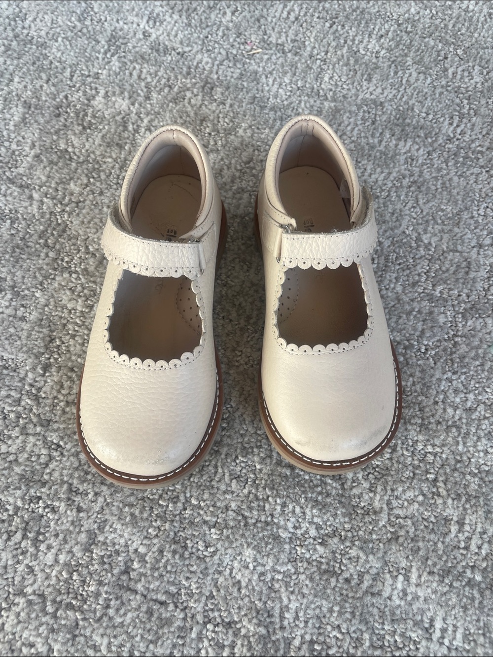 Elephantito Cream Mary Jane Dress Shoes